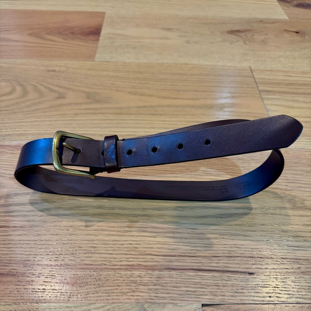 Gap Brown Leather Belt - Boys L - 33 1/2”